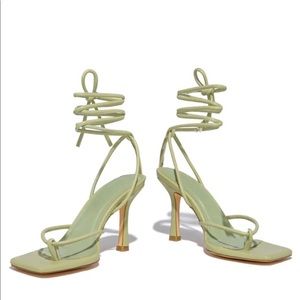 Sexy Sage Sandal Heels
